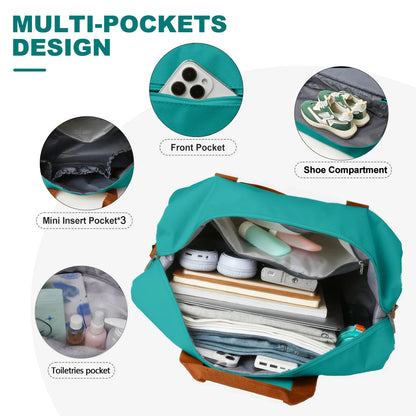 Large Capacity Gym Duffel Bag with Shoe Compartment