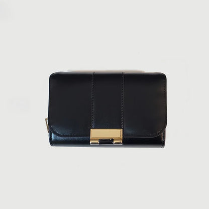 Women's Large Capacity Zipper Wallet – PU Leather with Multiple Card Slots