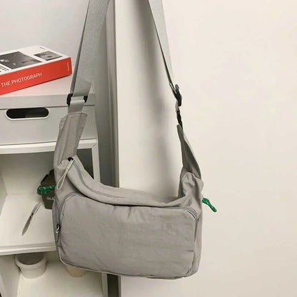Large Capacity Nylon Crossbody Bag for Gym & Travel
