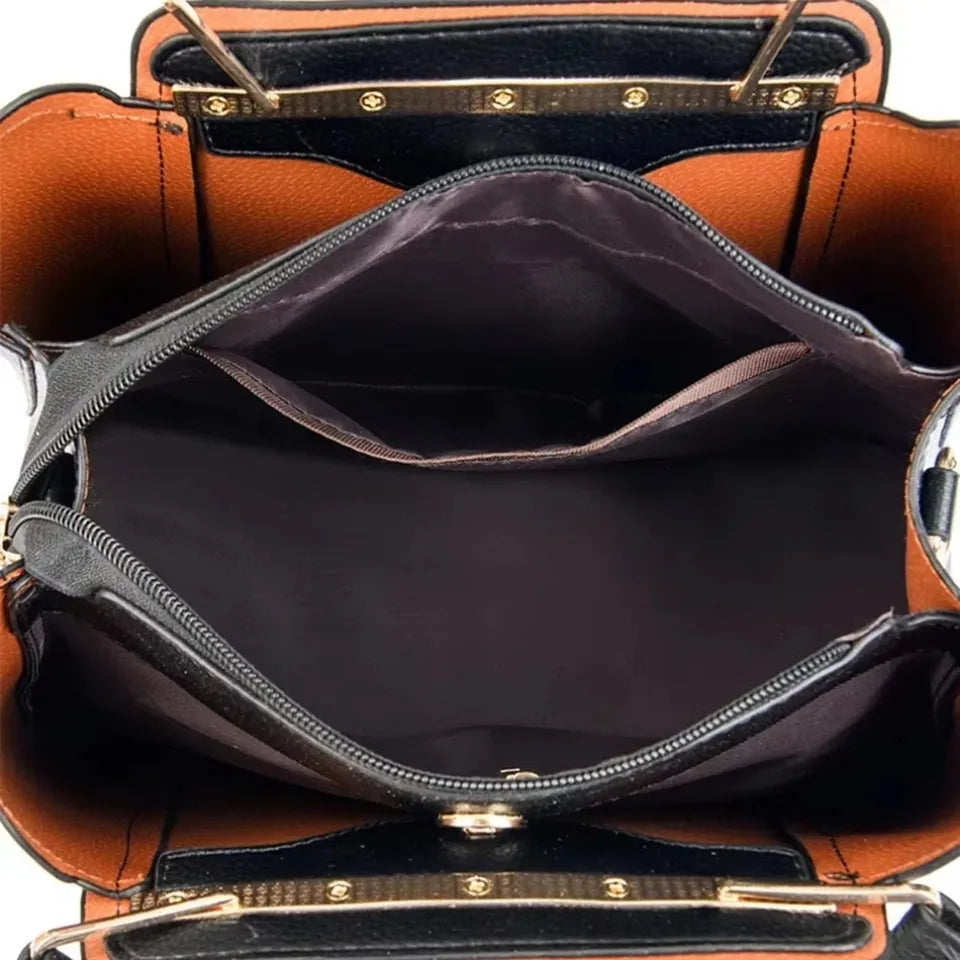 Large Capacity Leather Tote Bag for Women