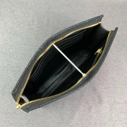 Stingray Skin Men's Luxury Envelope Clutch Bag