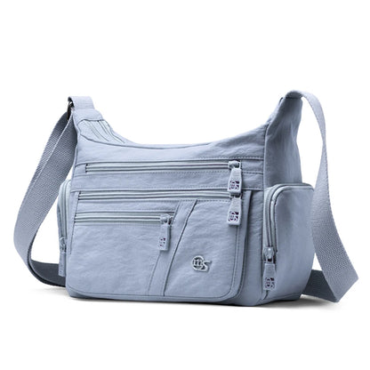 Multi-Pocket Crossbody Bag with Adjustable Strap