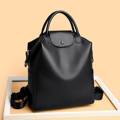 Genuine Leather Women Backpack – Luxury Designer Style