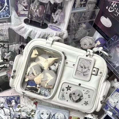 Ita Bag Large Capacity Clear Window Shoulder Bag