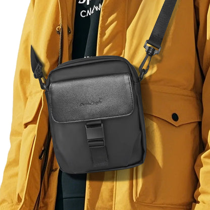 Mini Crossbody Shoulder Bag for Men – Water-Resistant Travel Passport Pouch