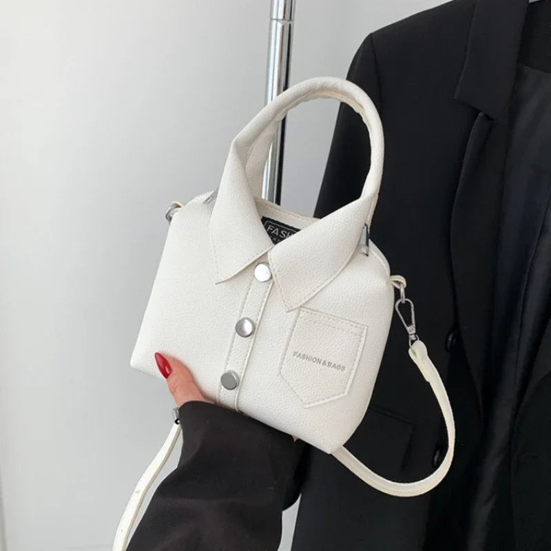 PU Leather Crossbody Bag for Women – Compact Square Handbag