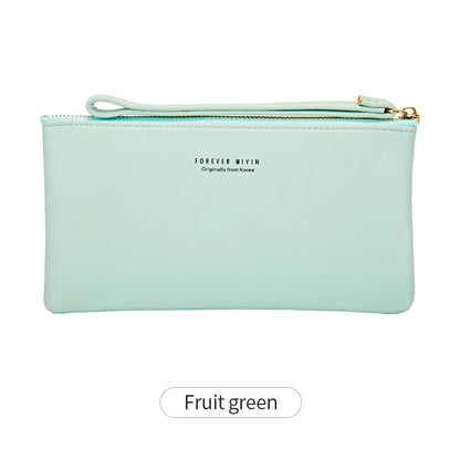 Slim Long Clutch Wallet & Phone Bag for Women – Zipper Wristlet