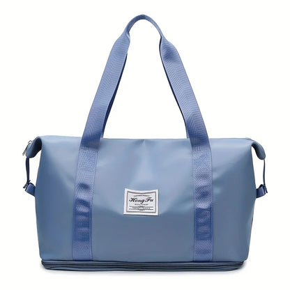 Women's Large Capacity Nylon Gym & Travel Duffle Bag