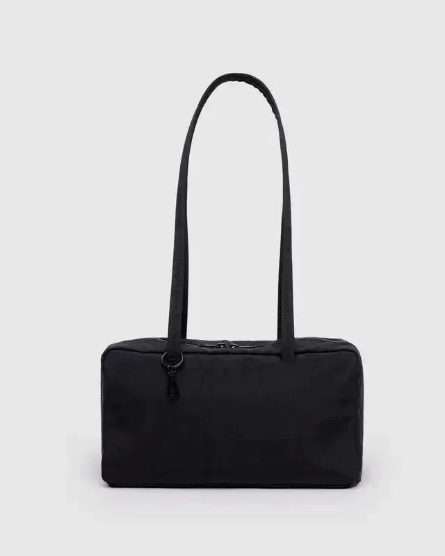 Large Capacity Square Shoulder Bag Nylon Canvas for Travel & Daily Use
