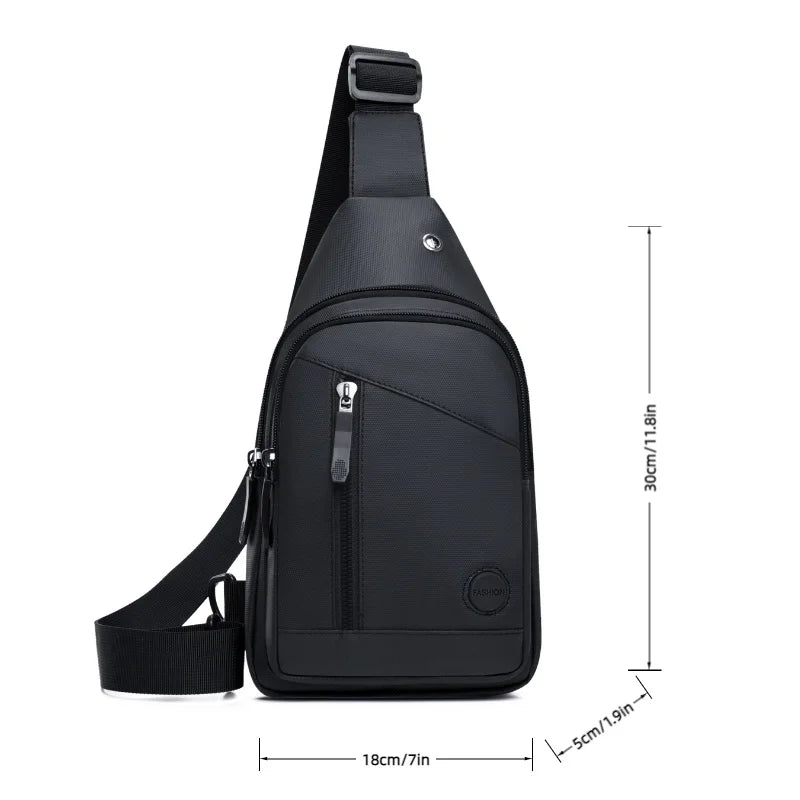 Men's Crossbody Sling Bag for Outdoor, Commuting & Business
