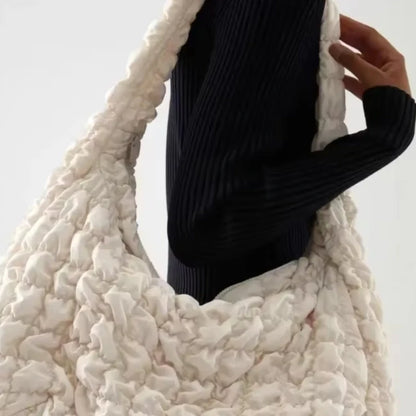 Quilted Cloud Shoulder Bag – Lightweight Puffer Crossbody for Women