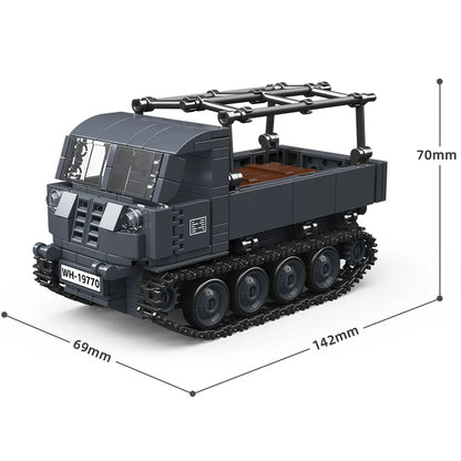 Military Rocket Launcher Building Blocks MOC Army Vehicle Set