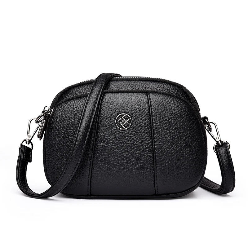 Soft Leather Crossbody Bag – Women's Luxury Shoulder Messenger Purse