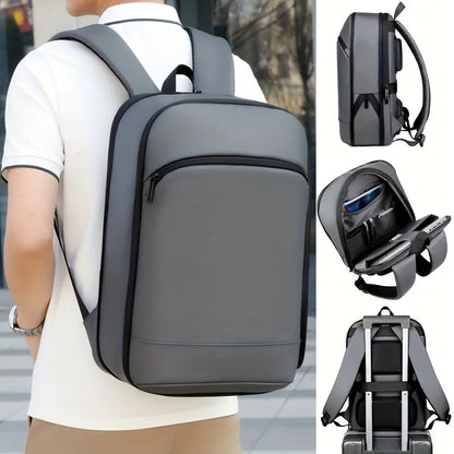 Lightweight Business Backpack – Expandable Multi-Compartment