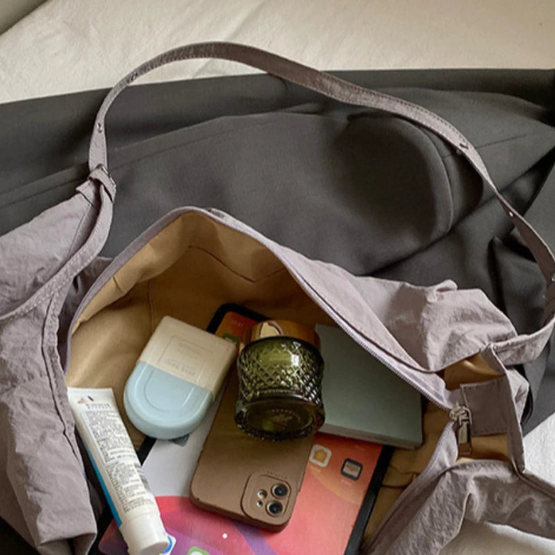 Large Capacity Nylon Dumpling Tote Bag – Casual Crossbody Shoulder Bag