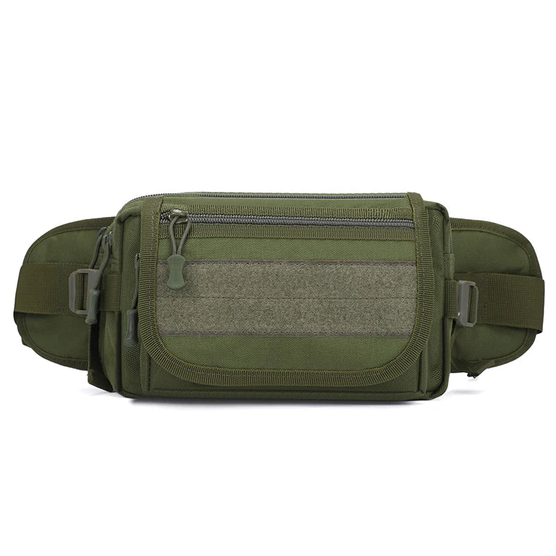 Men's Tactical Waist Bag with Multi-Compartment Storage