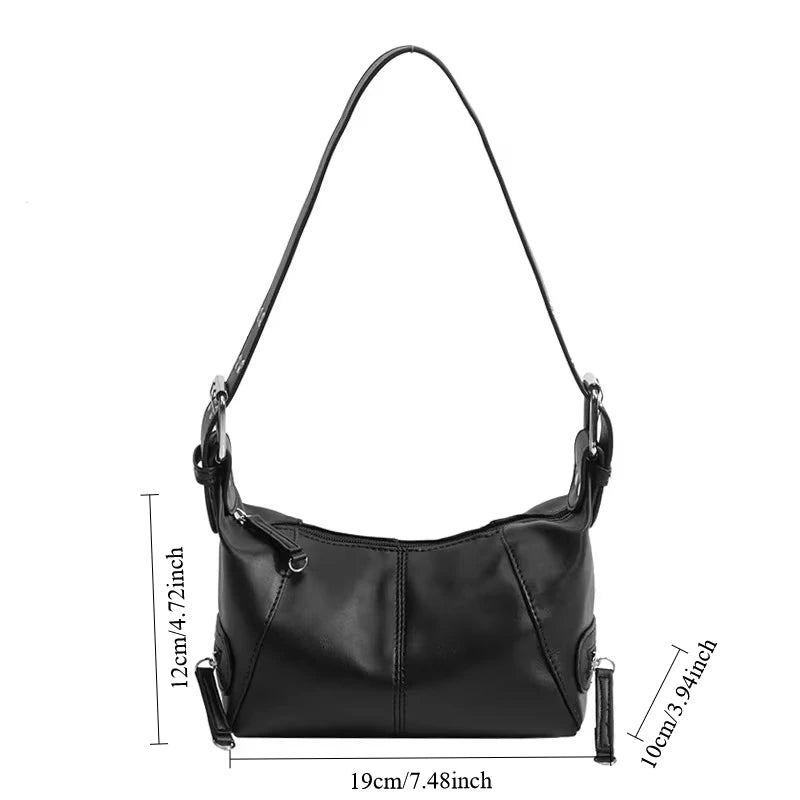 Y2K Motorcycle Shoulder Bag for Women