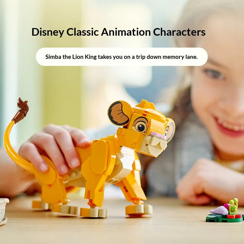 LEGO Disney 43243 Simba the Lion King Building Set for Kids
