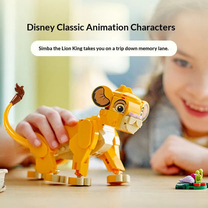 LEGO Disney 43243 Simba the Lion King Building Set for Kids