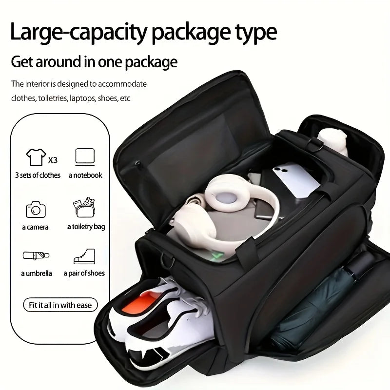 Large Capacity Gym Duffle Bag – Multifunctional Travel & Overnight Bag