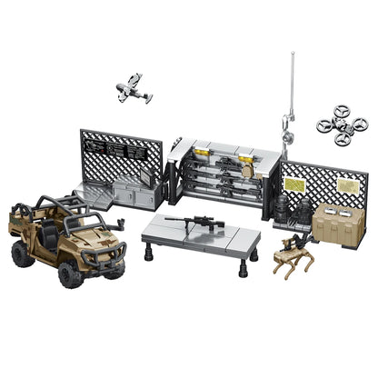 Military Armored Vehicle Building Blocks Set – Army Truck Model Kit