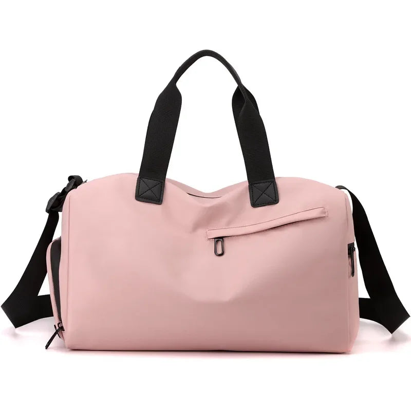 Zipper Large Capacity Oxford Travel Bags Solid Fitness Thickened Fabric Waterproof Luggage Sports