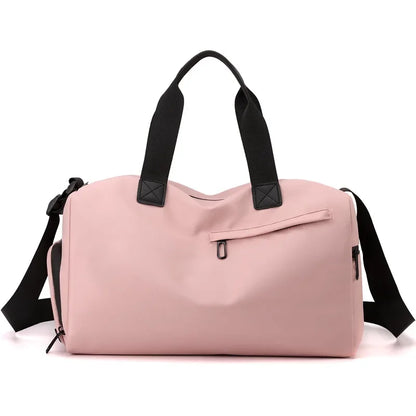 Zipper Large Capacity Oxford Travel Bags Solid Fitness Thickened Fabric Waterproof Luggage Sports