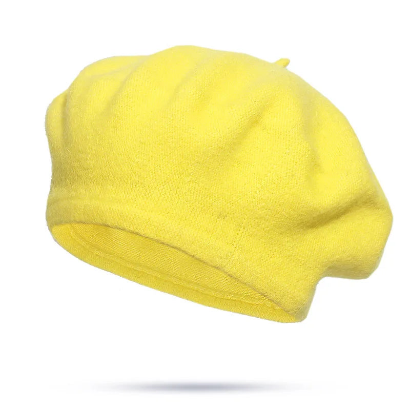 Wool Beret Hat – French Painter Style for Women & Girls