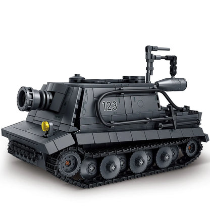 Sturm Tiger Military Building Blocks Set – 38cm Assault Mortar Model