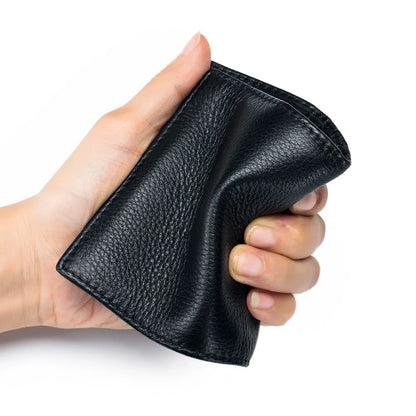 Slim Bifold Wallet – Unisex Short Wallet with Card Holder