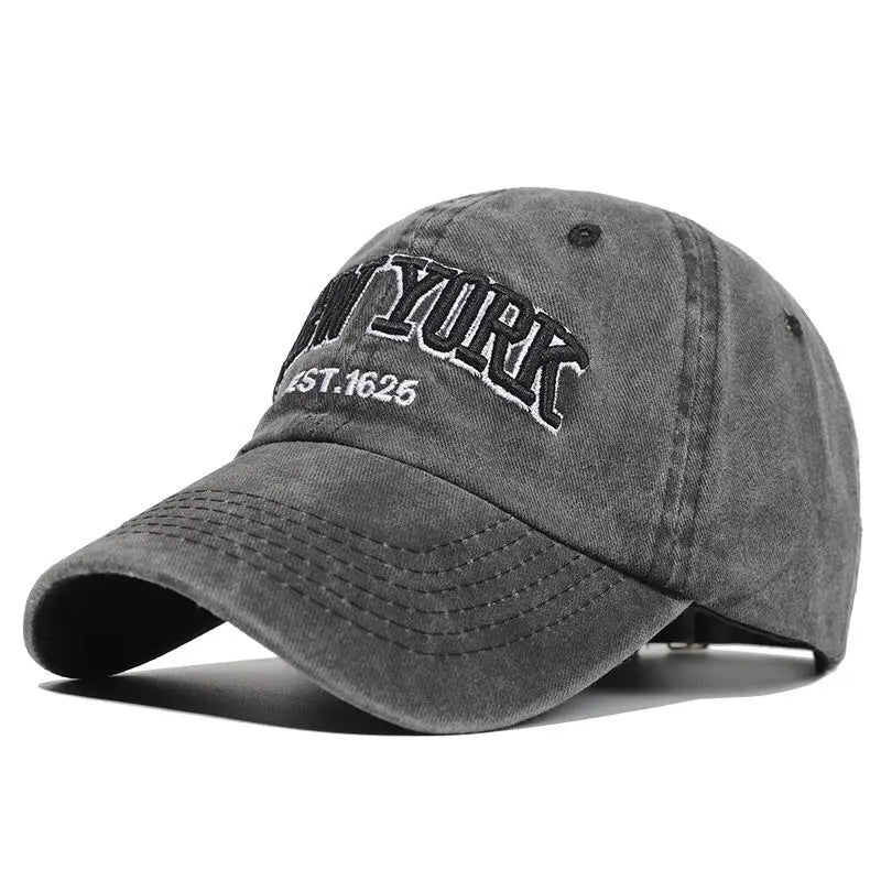 Baseball Cap Embroidery Breathable Retro Unisex Summer Hat