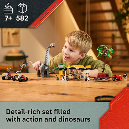LEGO 76973 Jurassic World Raptor & Titanosaurus Tracking Mission Set