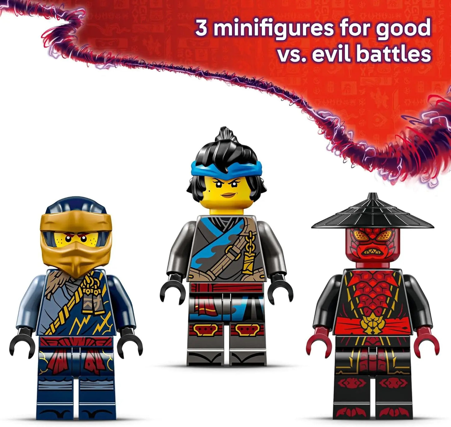 LEGO NINJAGO Rogue vs. Drix Race Car Duel 71840 – Dragons Rising
