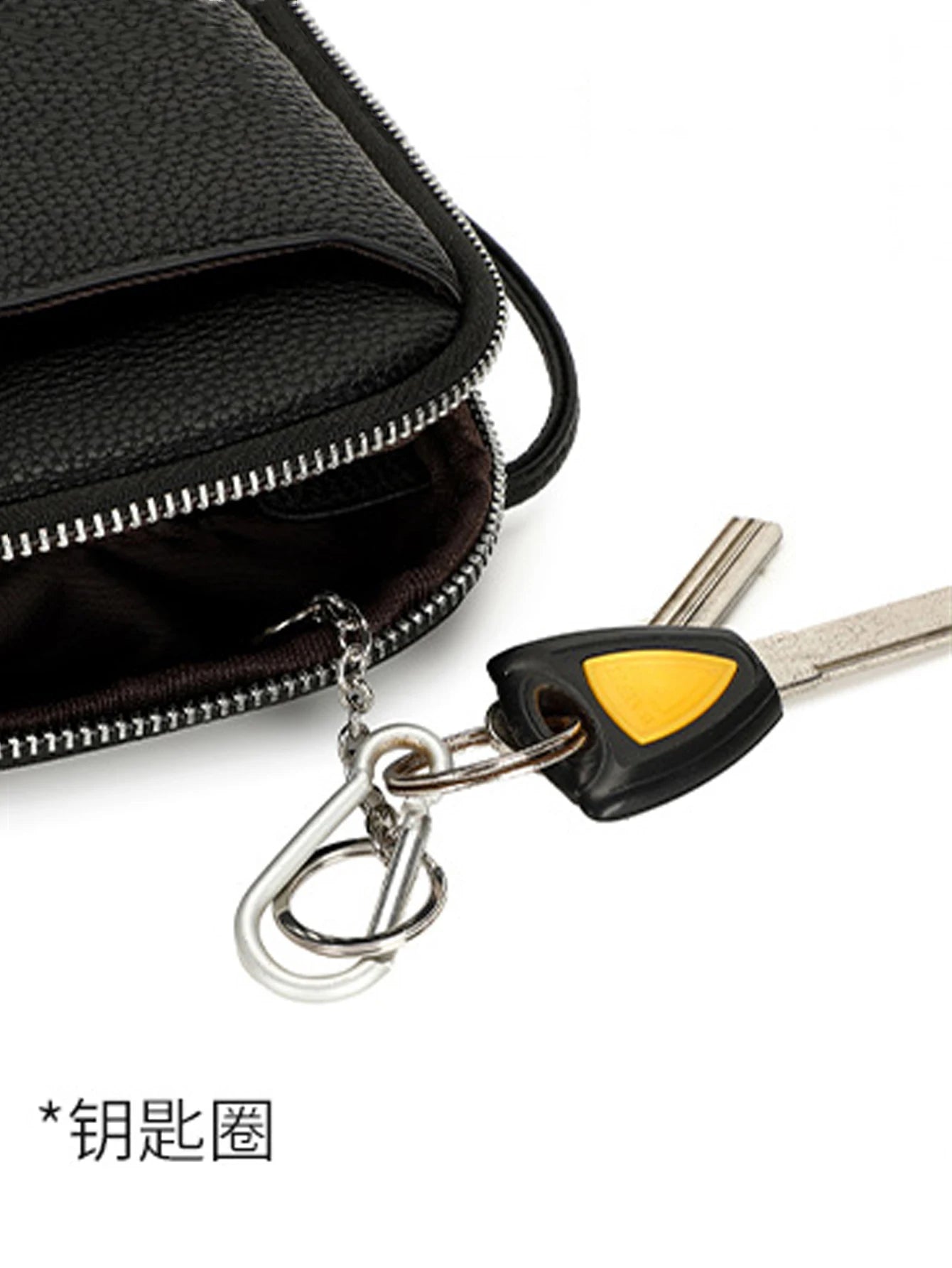 Mini Crossbody Bag for Women – Leather Phone Purse with Zipper