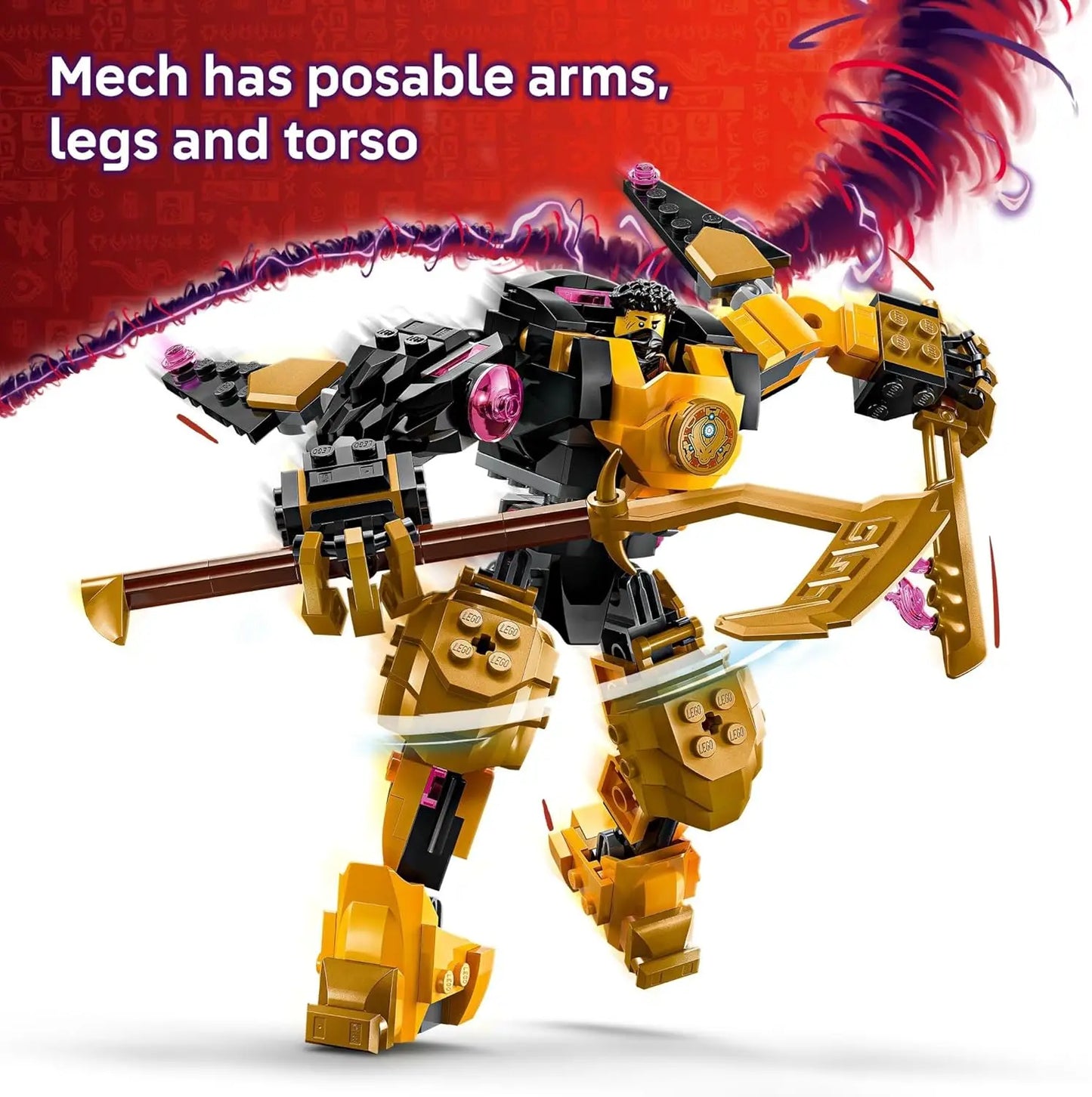 LEGO Ninjago 71839 Arin's Spinjitzu Battle Mech Building Set
