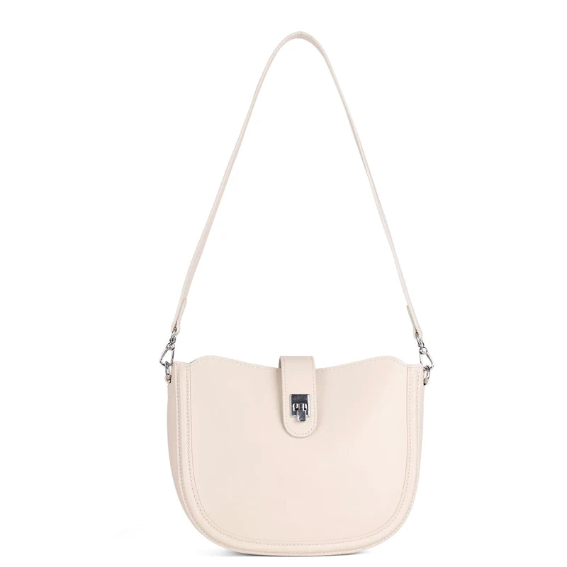 Genuine Leather Crossbody Bag for Women – Vintage Shoulder Handbag