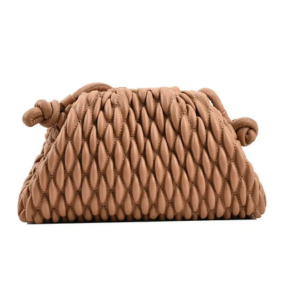 Women's Quilted Crossbody Bag – Designer Clutch Purse