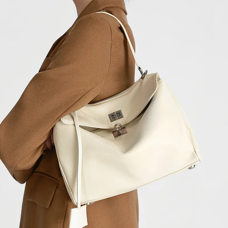 Women's Genuine Leather Large Capacity Tote Bag