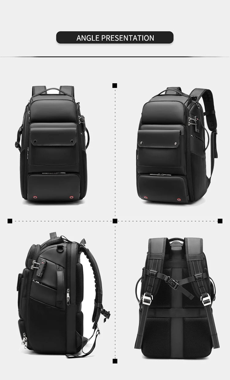 Professional SLR Camera Backpack 40L – 17" Laptop, Tripod Holder, Anti-Theft