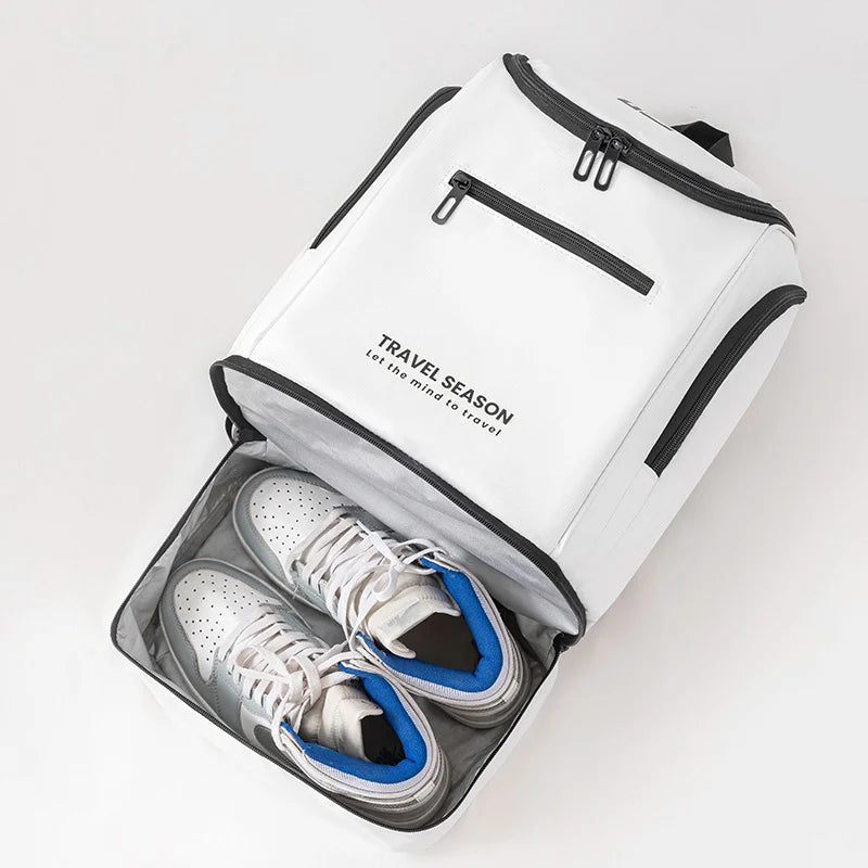 Sports Gym Backpack with Separate Shoe Compartment