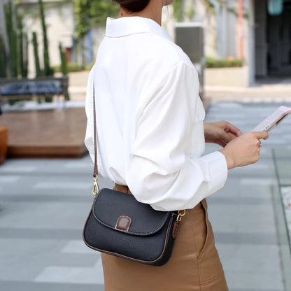 Crossbody Shoulder Bag for Women – PU Leather Flap Handbag