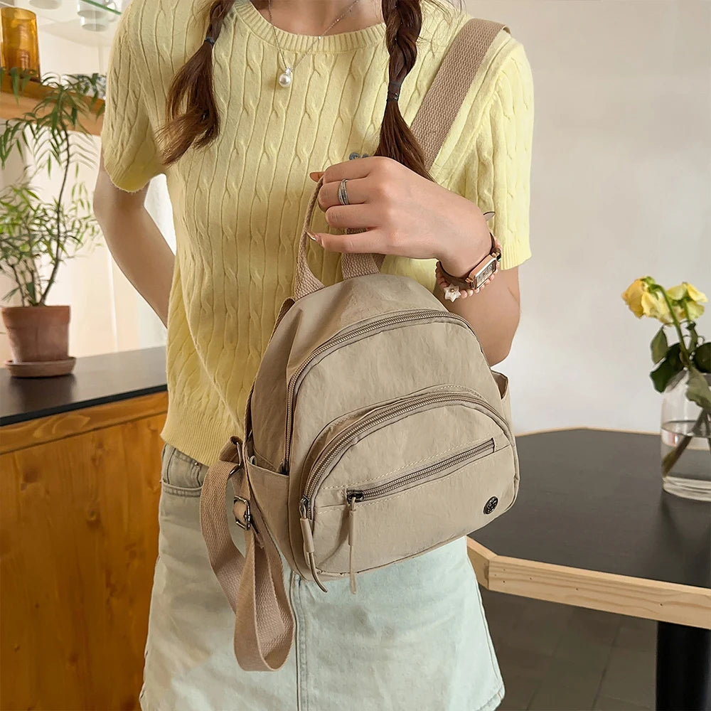 Japanese Mini Backpack for Women – Lightweight Travel Bag
