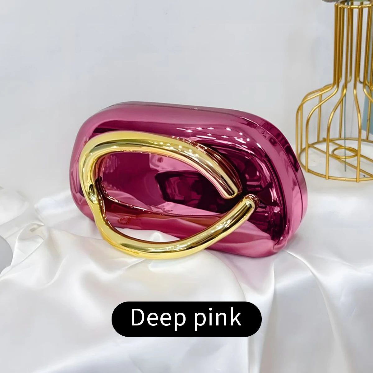 Acrylic Box Clutch Bag Women's Evening Handbag Wedding Party Purse