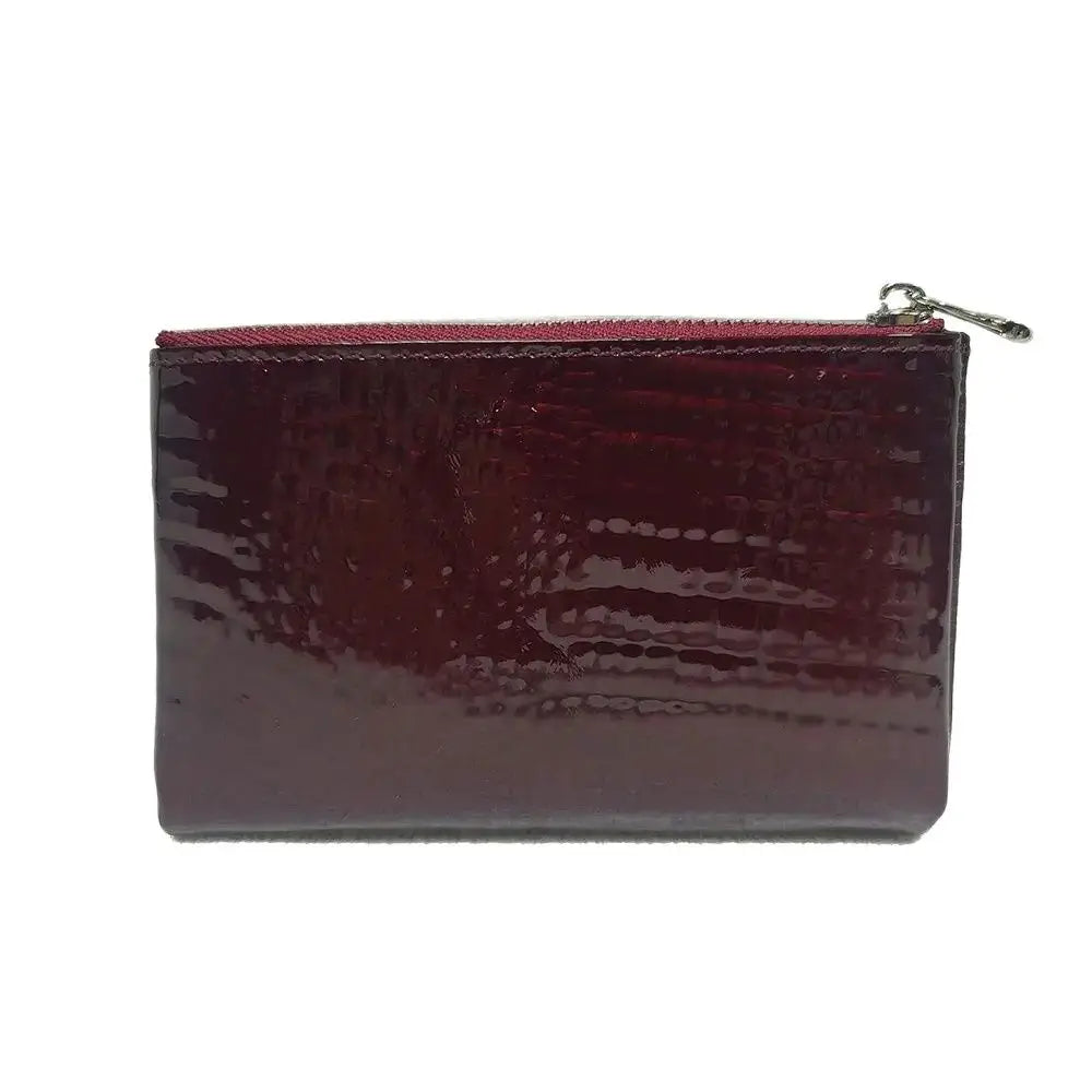 Crocodile Pattern Genuine Leather Women's Short Wallet