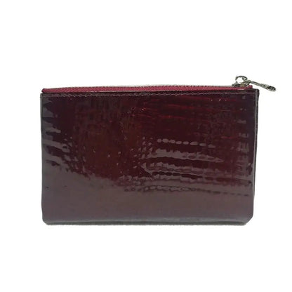 Crocodile Pattern Genuine Leather Women's Short Wallet