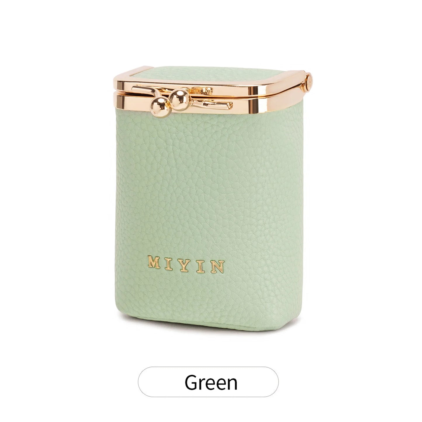 Mini Lipstick Organizer & Jewelry Coin Purse with Kiss-Lock Clasp