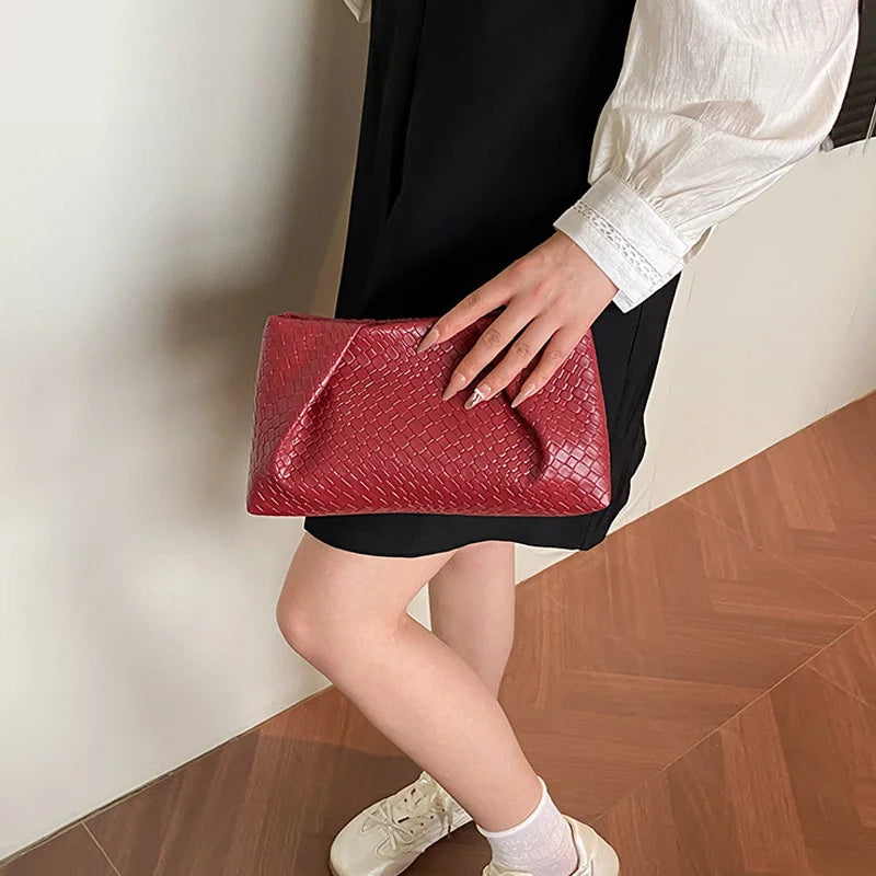 Embossed Clutch Bag for Women – Large Capacity Evening Purse