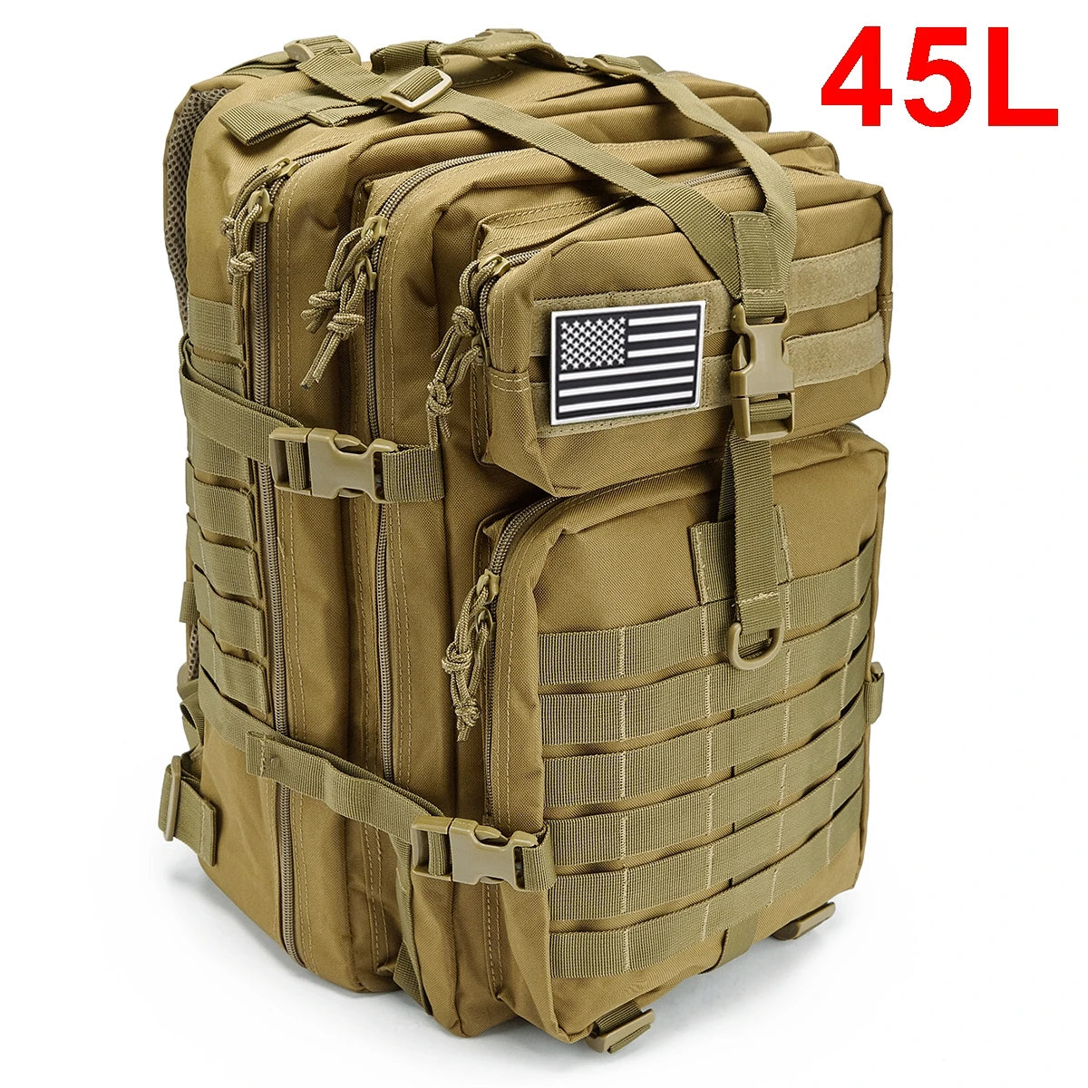 Tactical Backpack – 30L/45L Military MOLLE Assault Pack