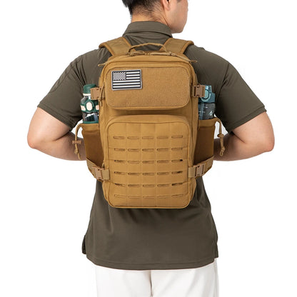 25L Tactical Backpack – EDC, Hiking, Gym & Survival Rucksack for Men & Women