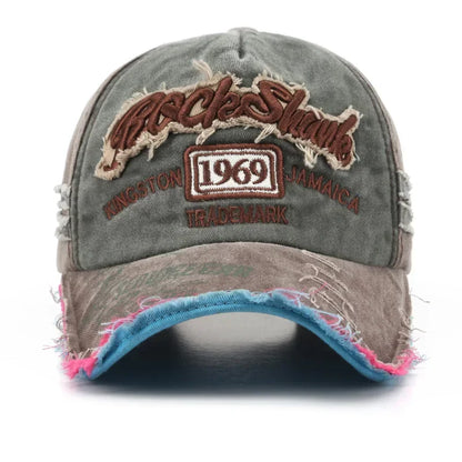 Retro Letter Embroidery Baseball Cap – Cotton Hip Hop Hat